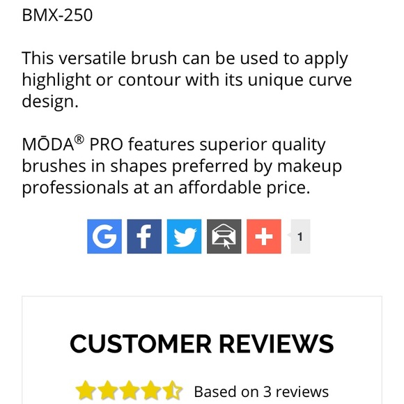 Moda Pro 3 brush set - Picture 6 of 7
